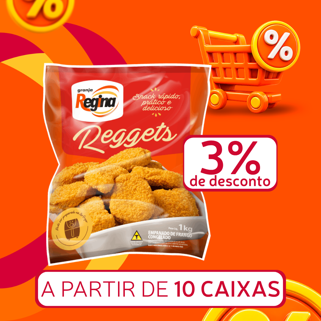 Empanado Reggets Cong 1kg - Granja Regina